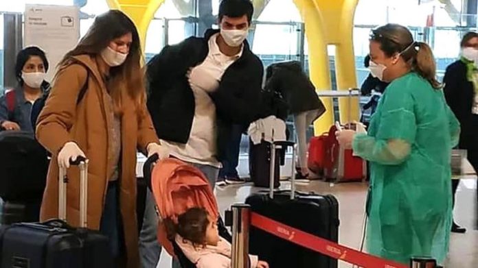 Urtubey y Macedo, varados, España, repatriados