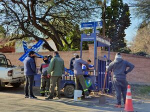 Nomencladores sobre avenida Balvín, Banda de Varela