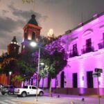 Casa de Gobierno iluminada – Cancer 2