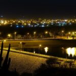 Dique El Jumeal de noche