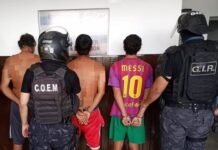 Tres hombres detenidos por irrumpir y amenazar a propietario de vivienda