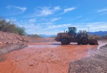 Vialidad Provincial trabaja en Tinogasta tras el temporal
