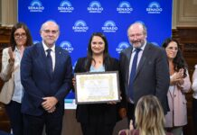 Fray fue distinguido por el Senado de la Nación por su programa “Eco Fray”