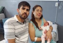 Allegra Antonia fue la primer bebé del 2026 en Catamarca
