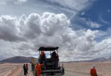 Continúan los trabajos de pavimentación en Ruta 43 para conectar Antofagasta y el límite con Salta