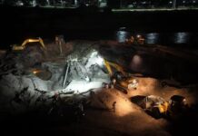 Finalizó la reparación de una de las cañerías de impulsión afectadas por la crecida del Río del Valle