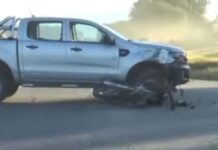 Grave siniestro vial en inmediaciones del predio de la Policia