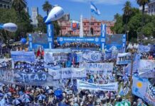 La CGT marcha contra el Gobierno nacional y reclama un “cambio de rumbo”