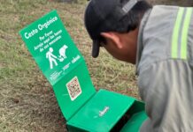 Instalan sistema de abono orgánico para residuos de mascotas en el Parque Adán Quiroga