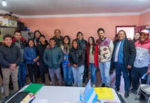 Moreno y Sánchez encabezaron una jornada de acompañamiento en el interior profundo santamariano
