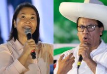Perú: Sánchez pasó al frente ante Fujimori en un conteo de votos muy ajustado
